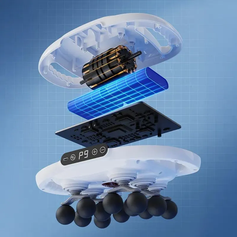 12 Head Massage Gun