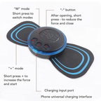 Cordless Mini Massager | Neck, Shoulder, Back & Leg Relief Device